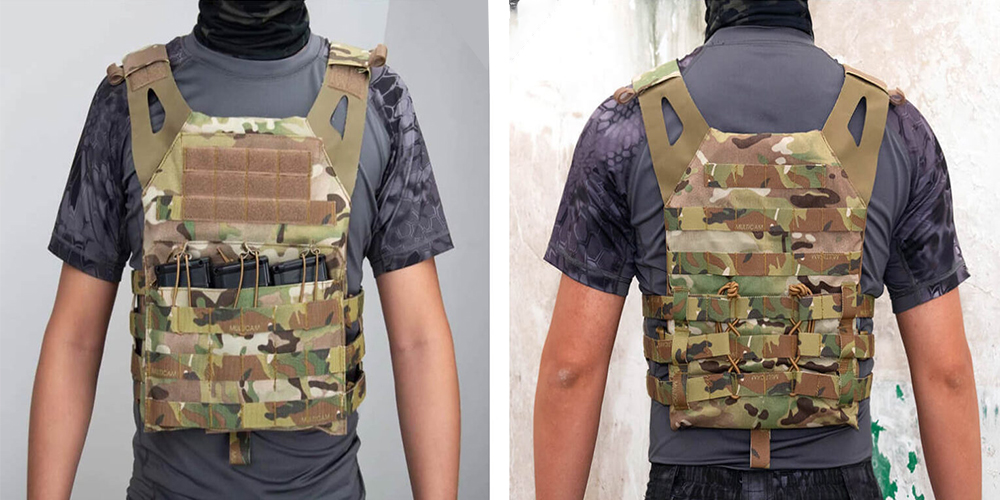 Plate Carrier Vest for Tactical and Outdoor Use